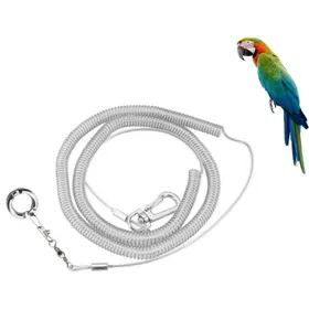 Comparer les prix de Laisse ultra-légère pour animaux de compagnie 3M harnais pour perroquet oiseau aras Cockatiel Anti-morsure corde dent