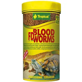 Comparer les prix de Tropical - 11143 - FD Blood Worms 100ml / 7g - vers de Sang lyophilises Nourriture pour Reptiles et Amphibiens