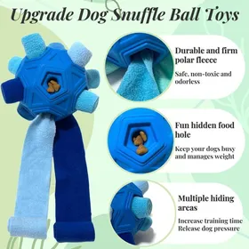 Comparer les prix de Jouet pour chien - Balle de fouille - Tapis de fouille - Balle à lécher incassable et améliorée - Tapis de recherche interactif -