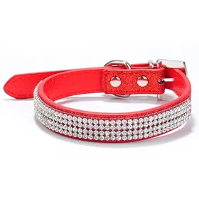 Meilleurs prix pour Collier pour chien avec strass brillant et diamant, adapté aux colliers pour animaux de compagnie de petite et moyenne taille