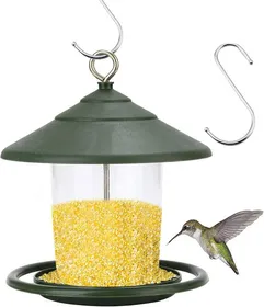 Meilleurs prix pour Mangeoire à Oiseaux Suspendue - GIGICIAL - Plastique - Vert - Extérieur - Oiseau Sauvage