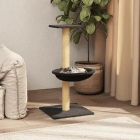 Meilleurs prix pour Automne/hiverArbre à chat avec griffoir en sisal Gris foncé 74cm - HAuteur:74cm - Grande Taille &FR_610606