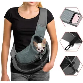 Meilleurs prix pour Sac de Transport Chien Sac à Bandoulière pour Chat Chiot  Réglable Sac de Voyage pour Petits Animaux