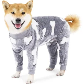 Comparer les prix de Manteau pour chien - Manteau chaud pour chien- Pyjama dautomne pour chiot - Pyjama douillet en peluche pour chien - Pyjama pola-L