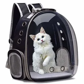 Comparer les prix de Sac à dos de transport pour chat - Sac à dos à bulle pour animal domestique - Respirant - Petit espace - Pour voyage YYV