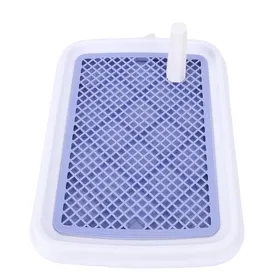 Comparer les prix de OMABETA toilettes pour animaux de compagnie Toilettes pour chiens haute clôture anti-odeur facile animalerie conditionneur Bleu