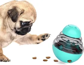 Comparer les prix de Jouet interactif pour animaux de compagnie balle à friandises pour animaux de compagnie balle à fuite de nourriture à secouer ave