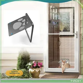 Comparer les prix de Porte moustiquaire pour animaux - FAFEICY - Porte magnétique - Noir - 29 x 24 cm - Fermeture magnétique verrouillable