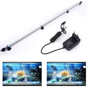 Meilleurs prix pour LED Éclairage Aquarium Lampe Tube Étanche Lighting Plongée A Economie energie Fish 1 8 * 112cm Bleu & Blanc