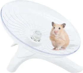 Comparer les prix de Soucoupe volante pour Hamster roue dexercice silencieuse roue de course silencieuse roue de Hamster (blanc)