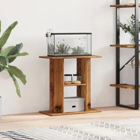 Meilleurs prix pour Support d aquarium vieux bois 60x30x60 cm bois d ingénierie