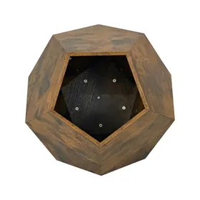 Meilleurs prix pour Niche Meuble transport moderne animaux 66cm - Table dappoint chat multifonction MDF couleur bois antique - Design pratique
