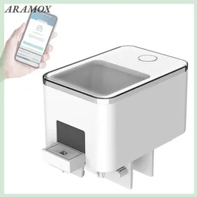 Comparer les prix de ARAMOX Automatique automatique WiFi Timing Intelligent Aquarium Aquarium Goldfish Feeder 100ml de grande electronique commande