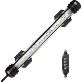 Meilleurs prix pour LED Lampe Aquarium Lampe daquarium Submersible avec Minuterie Marche/arrêt Automatique éclairage LED Bleu et Blanc Changeant de