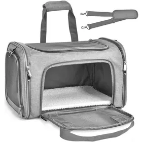 Meilleurs prix pour Sac à Dos Chat Chien,Extensible Sac Transport Pliable pour Petits Chiens,Sac de Transport à Parois Souples pour Animal de