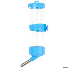 Comparer les prix de Abreuvoir Biberon Bouteille Distributeur deau en Plastique pour Lapin Hamster Petits Animaux(Bleu)