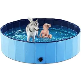 Meilleurs prix pour Piscine Pour Chiens Et Enfants(M: 80X20Cm)Piscine Pliable Pour Chiens Baignoire Antidérapante En Pvc Stable Pour Chiens De [IN90]