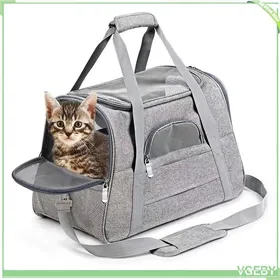 Comparer les prix de Sac de transport pour animaux - FAFEICY - 43x28x25 cm - Oxford respirant - Jusquà 10 kg - Coussin peluche