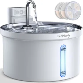 Comparer les prix de Fontaine à eau pour chat - AUTREMENT - 35L - Batterie 4000mAh - Sans fil avec capteur (3 modes) - 3 filtres + éponge