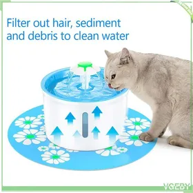 Meilleurs prix pour Filtre remplacement fontaine à eau pour chat - FAFEICY - Pack 12 - Charbon actif - Coton PP - Ø127x38x8 mm