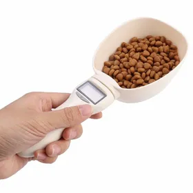 Comparer les prix de Verre Doseur Croquette Chien Pelle de nourriture pour animaux Cuillère de mesure électronique pour animaux de compagnie