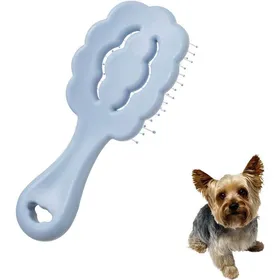 Meilleurs prix pour Brosse pour petits chiens brosse de toilettage en forme de nuage pour chiots - Outil de démêlage doux pour les Maltais Shih Tzusa