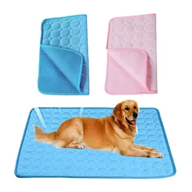 Comparer les prix de Tapis rafraîchissant pour chien tapis dété pour animaux de compagnie avec glace lavable et portable