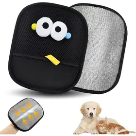 Meilleurs prix pour 2 Pièces Gant Poil ChatDouble Face Antistatiques Réutilisables Gant Anti Poils AnimauxGant Brosse Chat pour Canapé Meubles Tapis