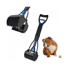 Comparer les prix de Pelle à déjections plastique - Portable et pratique Manche long - Ramassage de déchets animaux - Noir