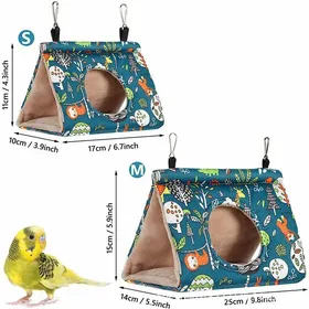 Meilleurs prix pour Tente suspendue pour cage d'oiseaux, jouet hamac pour petits animaux, convient aux perroquets, perruches et pigeons.
