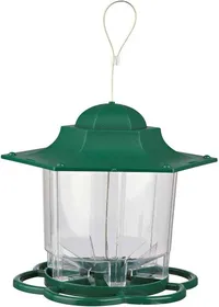 Meilleurs prix pour Mangeoire à oiseaux créative et paresseuse pouvant être suspendue pour libérer les mains - grand format vert jardin