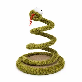 Meilleurs prix pour Jouet Interactif Serpent à Ressort pour Chat – Base Stable Texture Douce Anti-Ennui Jeu d’Intérieur pour Chaton et Chat