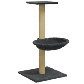 Meilleurs prix pour CLOUD Meuble relax à chat - élégant Design - Arbre à chat avec griffoir en sisal Gris foncé 74 cm CHYNEW3451480