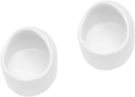 Meilleurs prix pour Lot de 2 gamelles en céramique pour hamster petit animal rongeurs gerbille hérisson petits lapins (blanc)