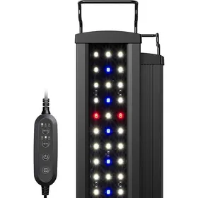 Meilleurs prix pour Slim LED Rampe LED Aquarium avec la Fonction Minuterie Éclairage Réglables à Spectre Complet pour Plantes 1 76 95CM