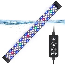 Meilleurs prix pour Éclairage LED Submersible pour Aquarium 21W Lampe Fish Tank 24/7 Spectre Complet 9 Couleurs 10 21W for 61 109cm