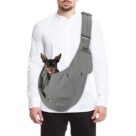 Comparer les prix de Sac de Transport pour Chien,Sac à Bandoulière Mains Libres pour Petit Animal de Compagnie avec Sangle Réglable,Adapté au Transport