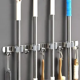 Meilleurs prix pour Porte Balai Mural - Accroche Balai en Acier Inoxydable Support Cintre de Rangement pour Cuisine Garage Buanderie 4 Label