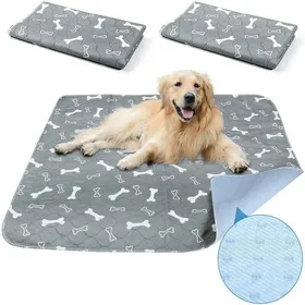 Meilleurs prix pour Tapis dentraînement pour chien - PZCC - Réutilisable - Lavable en machine - 120x90 cm - Super absorbant - Étanche