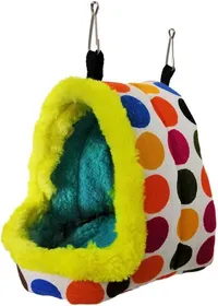 Comparer les prix de Hamac suspendu pour oiseaux, nid d'hiver chaud en peluche pour perroquet, lit en peluche pour animaux de compagnie, balançoire,