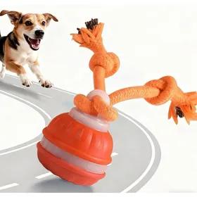 Comparer les prix de Jouets pour animaux - Jouets pour chiens - Jouets interactifs pour chiens - Balle pour chien qui bouge rebondit et tourne-Orange