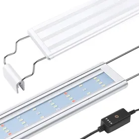 Comparer les prix de Rampe LED Aquarium à Spectre Complet 30 60cm Lumière Classique pour Aquarium avec Minuterie Lumière pour Plantes 30 50cm