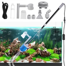 Meilleurs prix pour Aquarium Mulmsauger Électrique Changeur Deau Automatique 6 en 1 Aspirateur pour Aquarium pour Changement Deau
