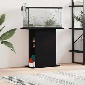Comparer les prix de Vidaxl Support daquarium Chêne noir 75x36x725 cm Bois dingénierie