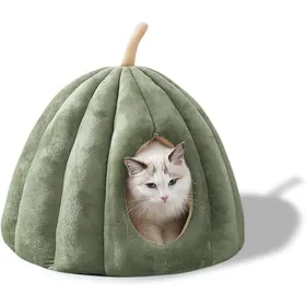 Meilleurs prix pour Galatée Lit De Grotte pour Animaux De Compagnie Nid De Chat avec Coussin Intérieur Lavable Amovible (convient à moins de huit kg)
