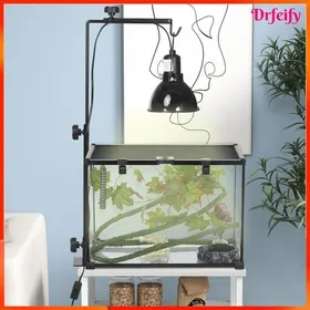 Meilleurs prix pour Support de lampe chauffante - AKOZON - 9616 - Hauteur réglable 36-65 cm - Largeur réglable 20-29 cm - Base acier solide