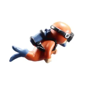 Meilleurs prix pour SURENHAP Décoration miniature daquarium Aquarium Miniature Decoration Diver Figure Fish Taping Decoration animalerie aquarium