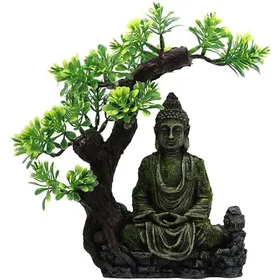 Comparer les prix de Dcoration dAquarium - Non spcifi - Trou Maison Abri - Rsine Non Toxique - 15x6.5x23 cm - Noir statue de bo DECORATION ARTIFICIELLE