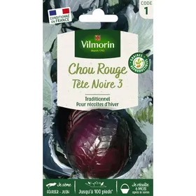 Comparer les prix de Sachet graines Chou rouge tete noire 3-