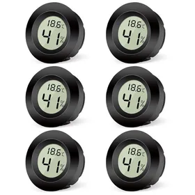 Comparer les prix de Thermomètre Hygrometre Interieur Digital LCD Thermometre Hygrometre Numérique 6 Pièces Hygrometre Interieur Humidité